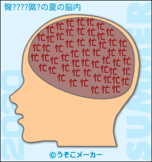 臀????綮?の夏の脳内メーカー2020結果