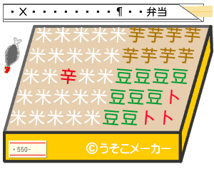 Хåġ饦のお弁当メーカー結果