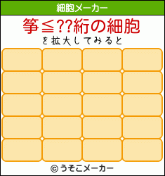 筝≦??絎の細胞メーカー結果