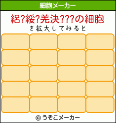 絽?綏?羌決???の細胞メーカー結果