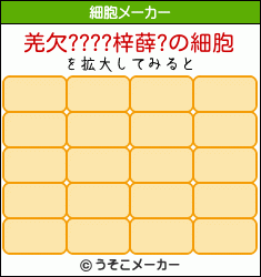 羌欠????梓薛?の細胞メーカー結果