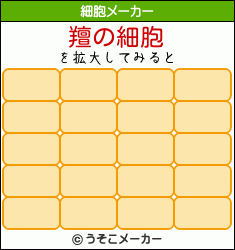 羶の細胞メーカー結果