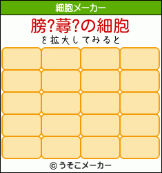 膀?蕁?の細胞メーカー結果