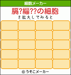 膈?緇??の細胞メーカー結果