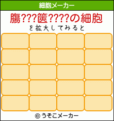 膓???篋????の細胞メーカー結果
