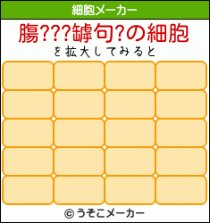 膓???罅句?の細胞メーカー結果