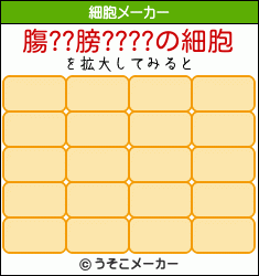膓??膀????の細胞メーカー結果