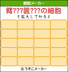 臂???篋???の細胞メーカー結果
