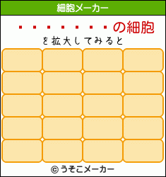 ���Ĥ��䤫の細胞メーカー結果