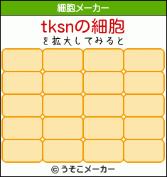 tksnの細胞メーカー結果