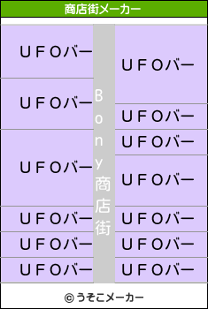 Bonyの商店街メーカー結果
