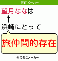 望月ななは浜崎にとって 旅仲間的存在 望月ななは浜崎にとって 旅仲間的存在