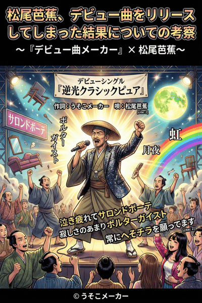 松尾芭蕉、デビュー曲をリリースしてしまった結果についての考察