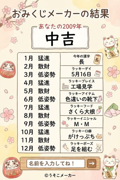 おみくじメーカー