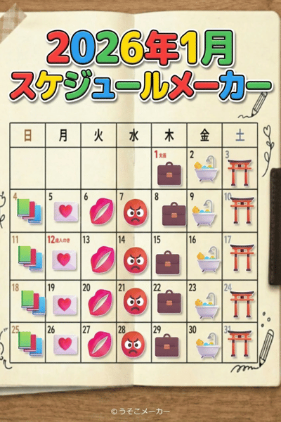 2026年2月スケジュール帳メーカー