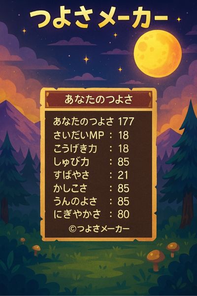 つよさメーカー