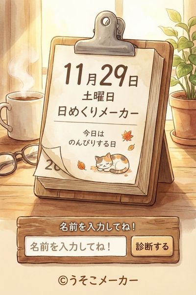 日めくりメーカー