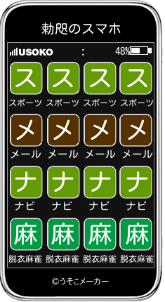 勅咫のスマホメーカー結果