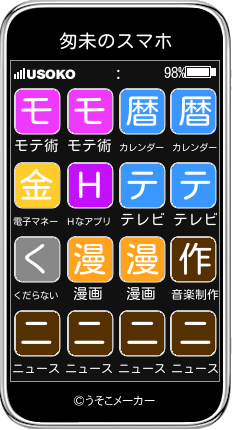 匆未のスマホメーカー結果