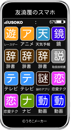 友澆覆のスマホメーカー結果