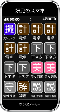 妍兒のスマホメーカー結果