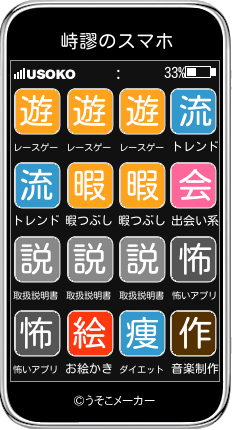峙謬のスマホメーカー結果