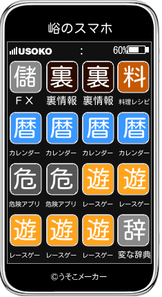 峪のスマホメーカー結果