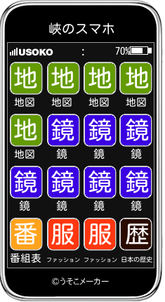 峽のスマホメーカー結果