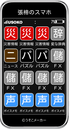 張楴のスマホメーカー結果