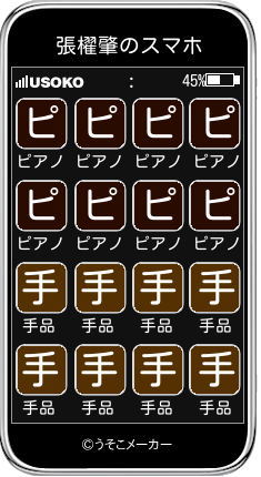張櫂肇のスマホメーカー結果