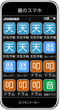 擺のスマホメーカー結果