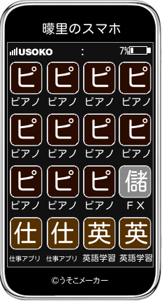 曚里のスマホメーカー結果