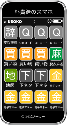 朴貴浩のスマホメーカー結果