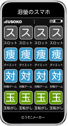 泪螢のスマホメーカー結果