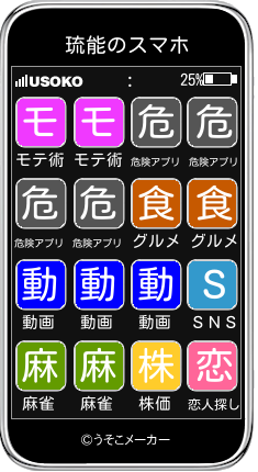 琉能のスマホメーカー結果