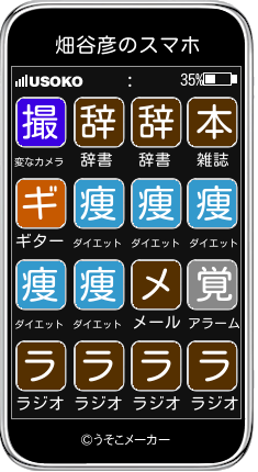 畑谷彦のスマホメーカー結果