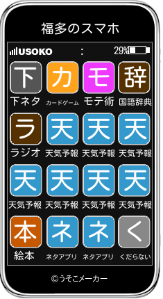 福多のスマホメーカー結果