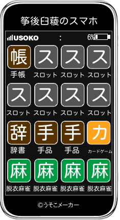 筝後臼薐のスマホメーカー結果