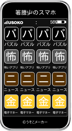 箸謄屮のスマホメーカー結果