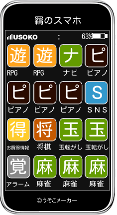 羂のスマホメーカー結果