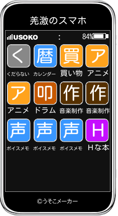 羌激のスマホメーカー結果