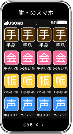 胼鎫のスマホメーカー結果