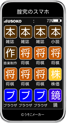 腟究のスマホメーカー結果