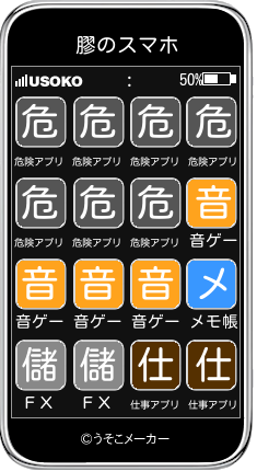 膠のスマホメーカー結果