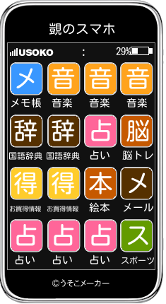 覬のスマホメーカー結果