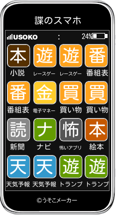 諜のスマホメーカー結果