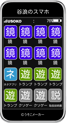 谷浪のスマホメーカー結果