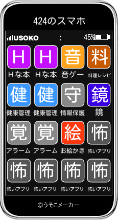 424のスマホメーカー結果