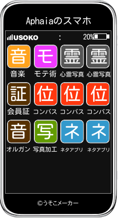 Aphaiaのスマホメーカー結果