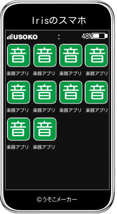 Irisのスマホメーカー結果